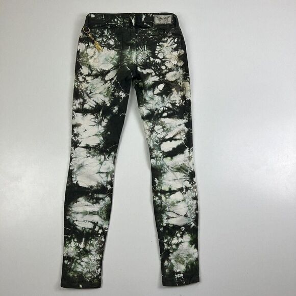 Women's ROBIN'S JEAN Skinny Floral Multicolor Jeans Style# SP8657PFD Size 25X29 - Picture 11 of 12